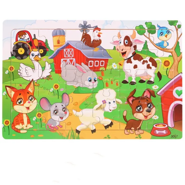 Pr��scolaire Jouets Jigsaw Puzzles Bois Puzzles Hobbys ?il-main Coordination