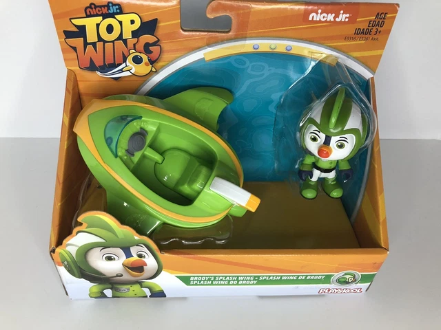 PLAYSKOOL NICK JR. Top Wing Brody's Splash Wing Figure and Vehicle NEW