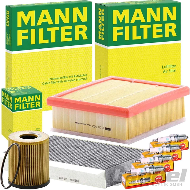 MANN FILTER INSPEKTIONSPAKET passend für 1.6 FIAT 500 X JEEP RENEGADE BU 110 PS