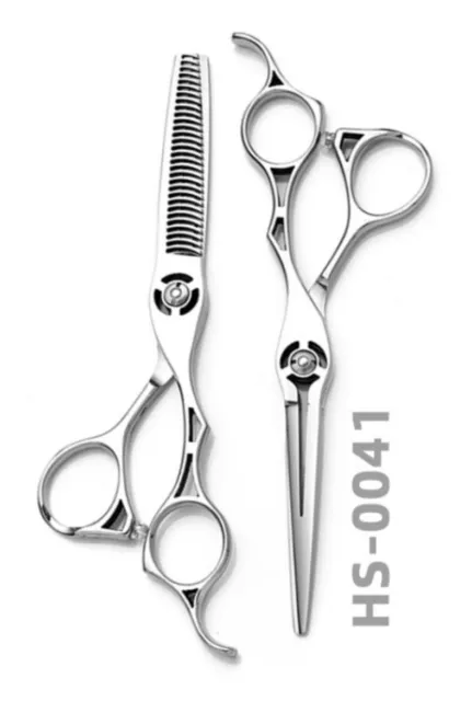 sharp Japanese hair scissors and thinning  for professional barbers and solon .