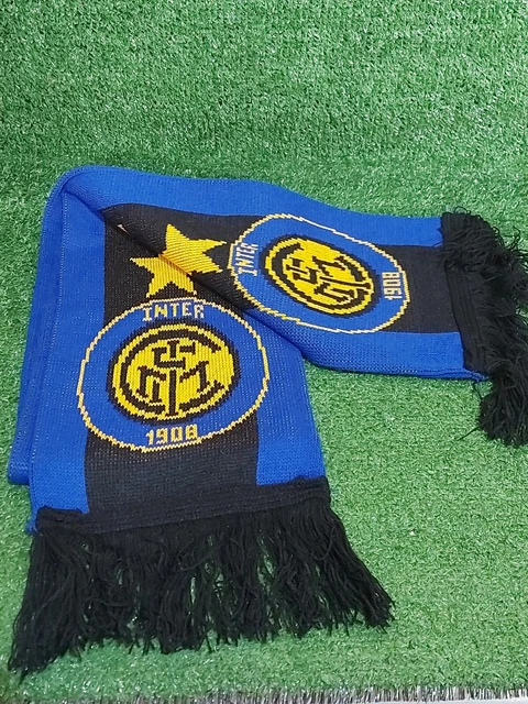 Vintage INTERNAZIONALE 1908 INTER MILAN Football Supporters Scarf Retro Design