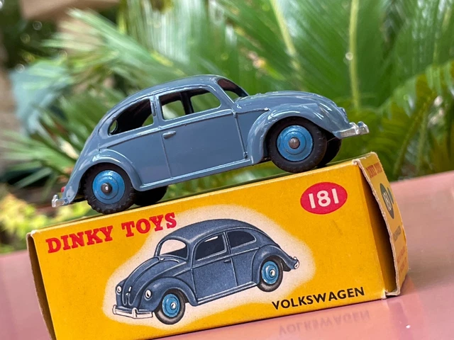 Dinky Toys / Atlas - VOLKSWAGEN VW COX Beetle Coccinelle bleu ciel réf. 181 Neuf | eBay