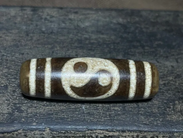 Old Tibetan Nepalese Himalayan Ancient  eye Old Dzi Talisman Beads Amulet