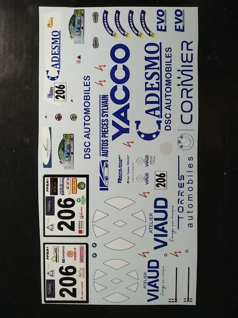 DECALS 1/18EME BMW M3 Rallye Du Thouaret 2023 Cadillon EUR 25,00 ...