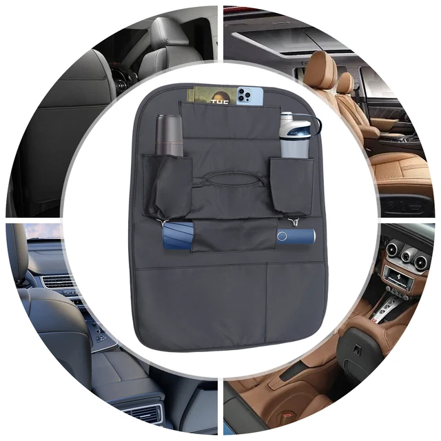 Car Seat Back Organiser Tidy Organizer Travel Storage Bag Cup Holder Pocket Bags