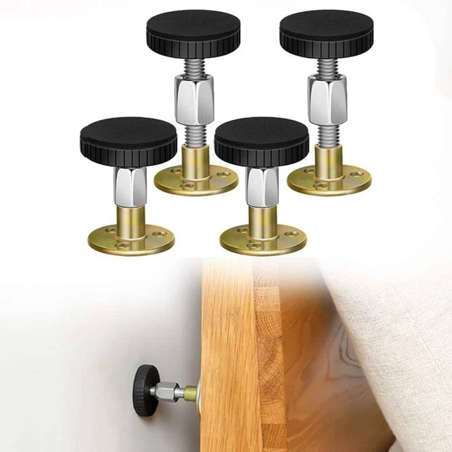Bloque-Matelas Antidérapant En Métal Avec Vis Et Adhésif - Pour Lit Bois, Tatami, Canapé-Lit - Stabilisateur De Matelas - 9