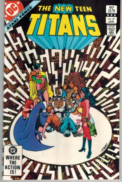 New Teen Titans 27  Atari Force Preview!   1983 VF+ DC Comic  Wolfman/Perez