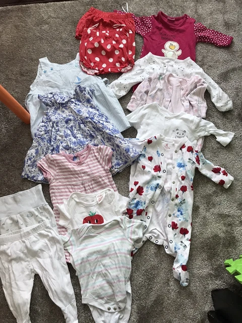 Huge Bundle of 14 clothes for new born baby/H&M/NEXT/George/mothercare