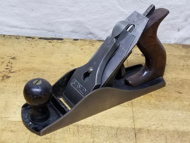 Vintage Stanley Bailey No 4 Sweetheart Corrugated Sole Woodworking Tool
