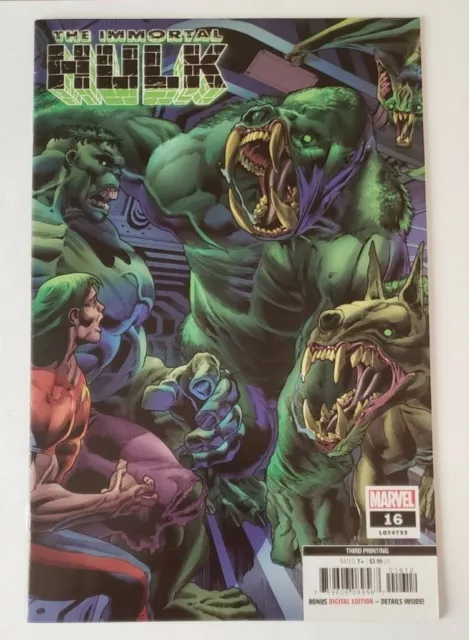 IMMORTAL HULK #16 (2019) 3rd Print Al Ewing Joe Bennet Cover F NM