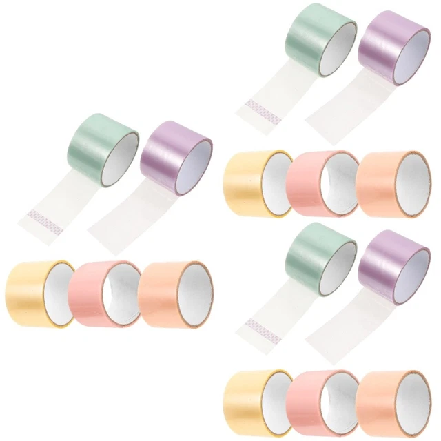 15 rollos de cinta adhesiva de bola material adhesivo cinta rodante artesanal descompresión