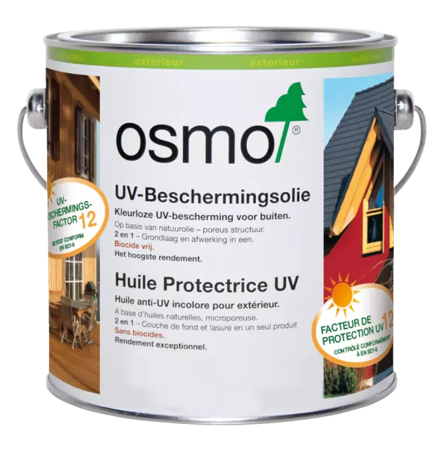 Huile protectrice UV Osmo 420 Incolore avec protection de la finition