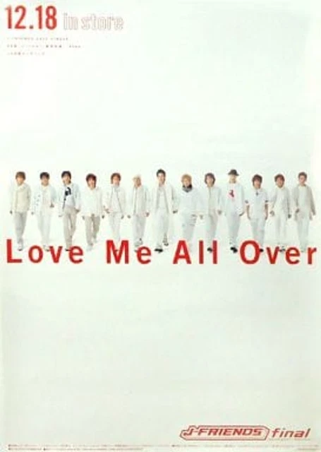 J-FRIENDS - LOVE Me All Over (Regular Edition) CD Japan Import J