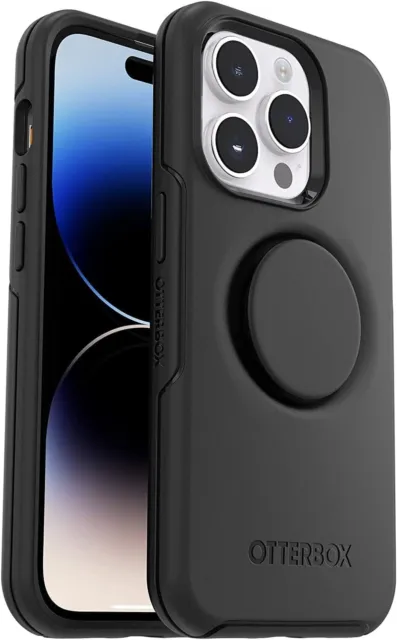 OtterBox + Pop Symmetry Series Case for iPhone 14 Pro Max - Black