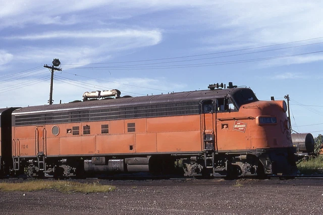 The Milwaukee Road Railroad     #104C   Original Kodachrome  Slide