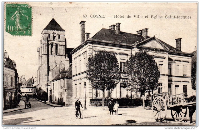 58 COSNE - City Hotel and Church of Saint James