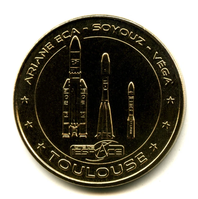 Médaille Cité De L'Espace Toulouse 2001 – Monnaie De Paris Jeton Touristique