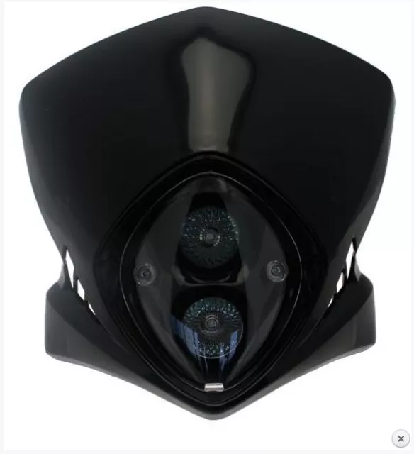 Faro Moto Doble Óptica Universal Halógeno -