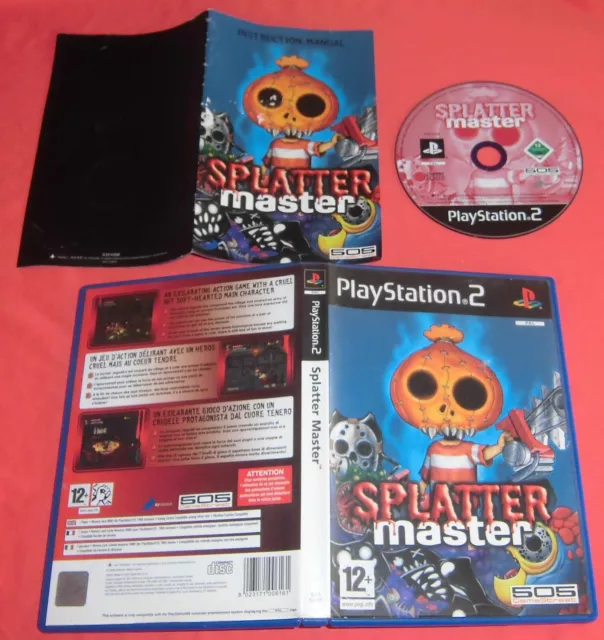 Playstation PS2 Splatter Master [PAL Fr] CIB Boîte Notice *JRF