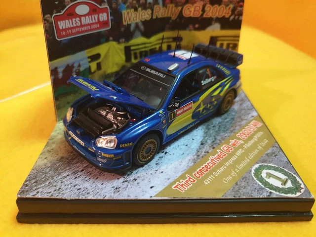 subaru impreza wrc new Zealand 2003 solberg 1/43 ixo presse