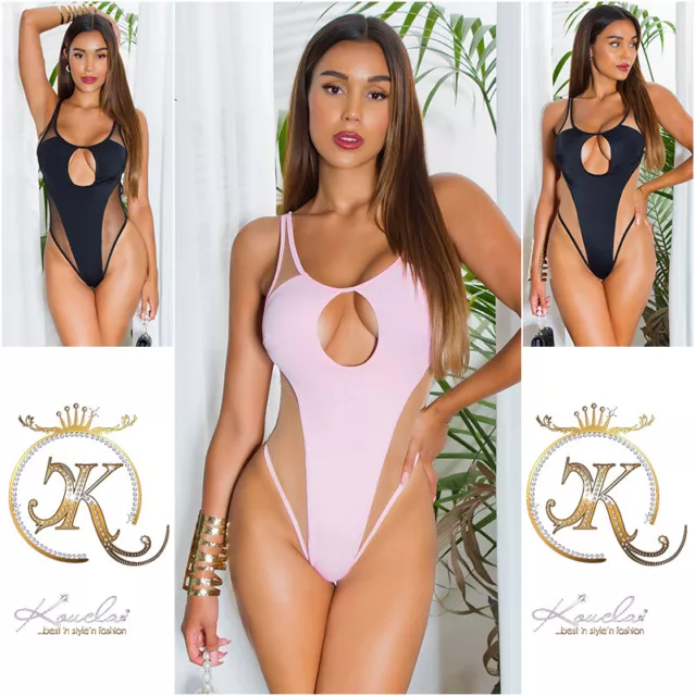 Monokini Koucla Swim- Beachwear Badeanzug Bikini mit Cut Outs Milax-Fashion