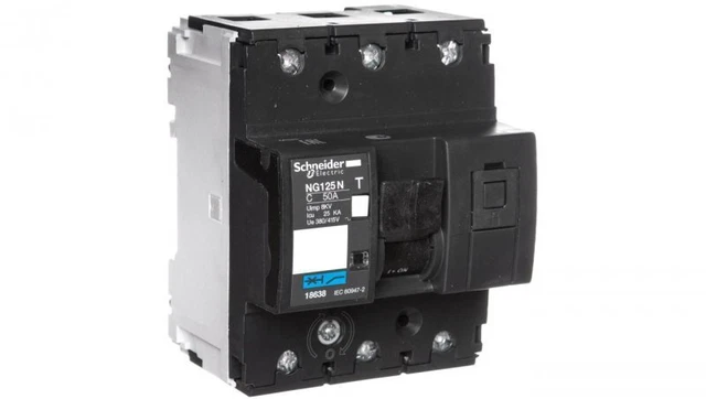 Interruttore di alimentazione 3P C 50A AC NG125N 18638
