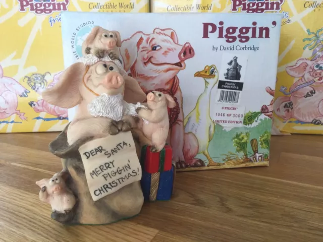 Limited Edition  Collectors Special - Piggin Pigs from David Corbridge