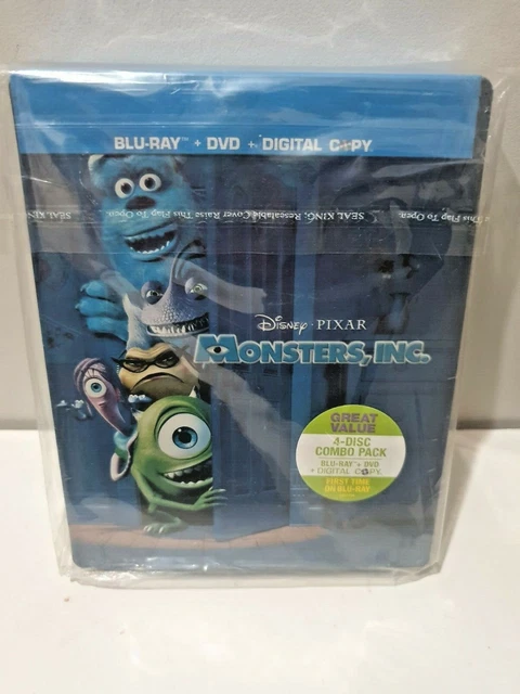 DISNEY PIXAR'S MONSTERS Inc Blu-Ray+Dvd Best Buy Exclusive Steelbook ...