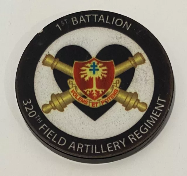 US Army 1st Battalion, 320th Field Artillery Regiment Challenge Coin