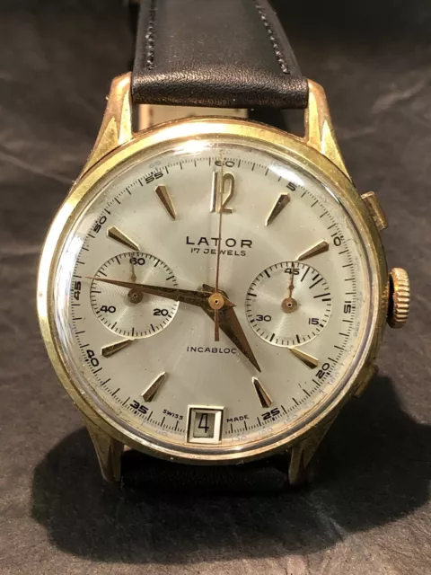 Lator Vintage Chronograph Cal: Landeron 189 - Serviced