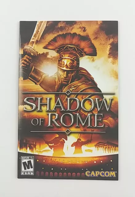 Shadow of Rome PlayStation 2 PS2  Instruction Manual Only Authentic Original