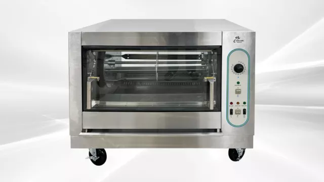 NEW Commercial 12 Chicken Rotisserie Machine Natural Gas Restaurant EQ NG NSF