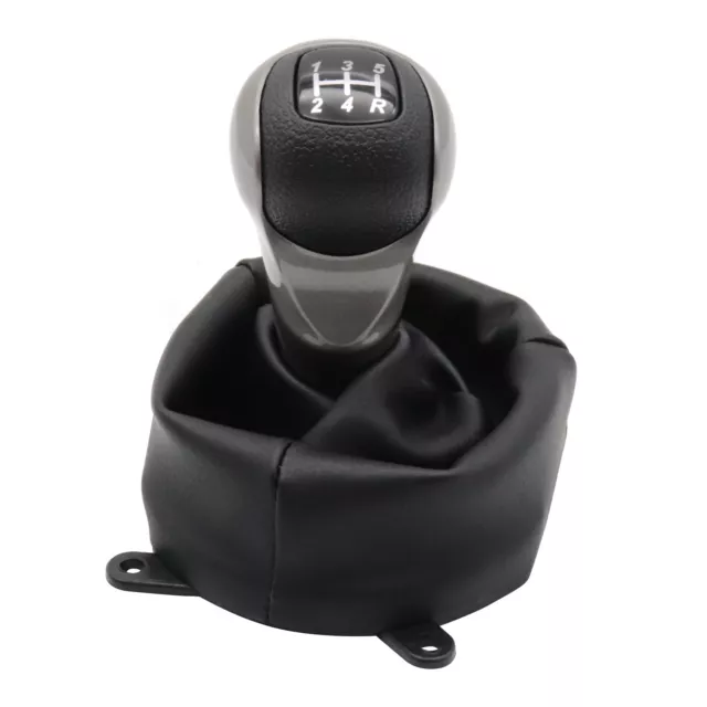 5 Speed Gear Shift Knob With Boot Cover Case fits Honda Civic 2006-2010 2011 2