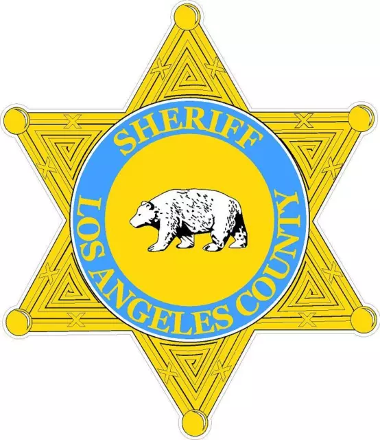 Los Angeles County Sheriff Reflective/Matte Vinyl Decal Sticker Police Trooper