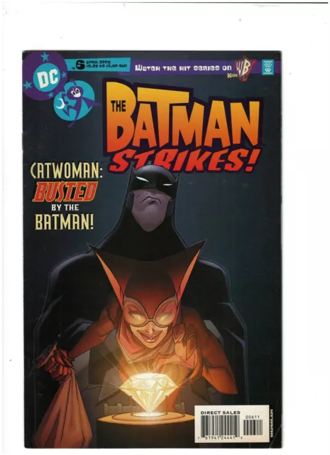 The Batman Strikes #6 DC Comics 2005 Catwoman Animated VF- 7.5
