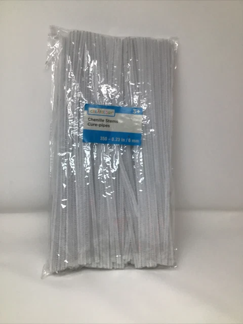 Más de 300 tallos de oruga limpiador de tuberías para decoración artística hágalo usted mismo, 6 mm x 12 pulgadas