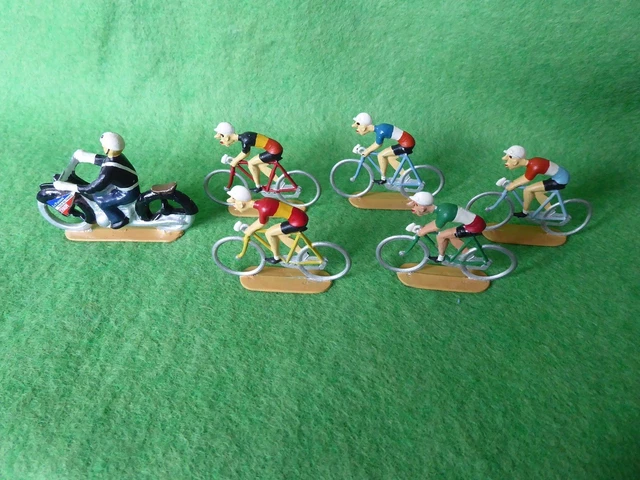 Cyclistes Miniatures Modifiées Lot De 19 Figurines Cyclistes Miniatures