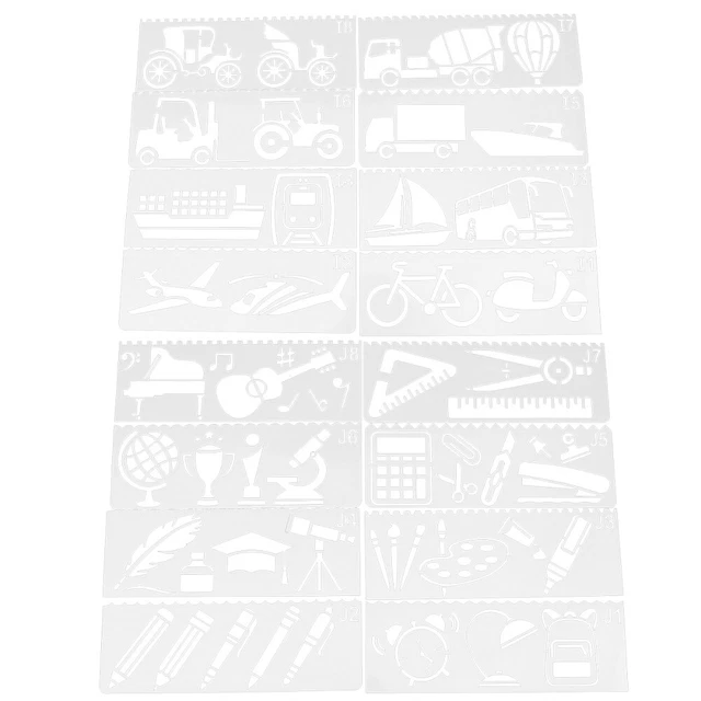 Stencil Montagna Per Legno - 6 Modelli Cervo E Foresta, Riutilizzabili, 21x29.7 Cm, Per Decorazioni - Foto 4