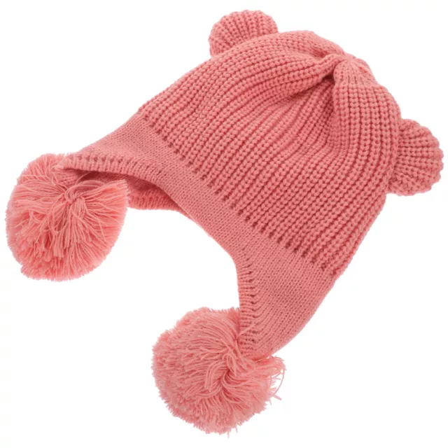 Baby-Wintermütze, niedliche Wintermütze, warme Mütze für Kinder, Strickmütze,