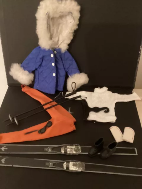 Vintage Stammbaum Sindy Puppe Winterurlaub Skiset für Ersatzteile