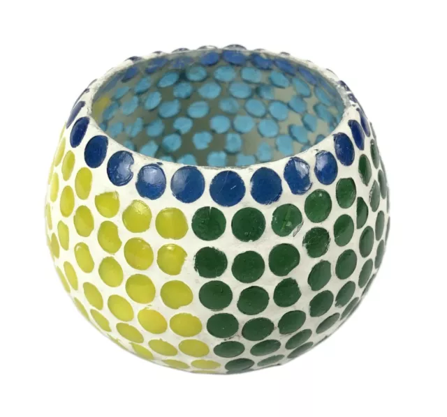 Mosaik Kunst Dekor Votive Tee Licht Halter – Glas Kerzenständer i31-132