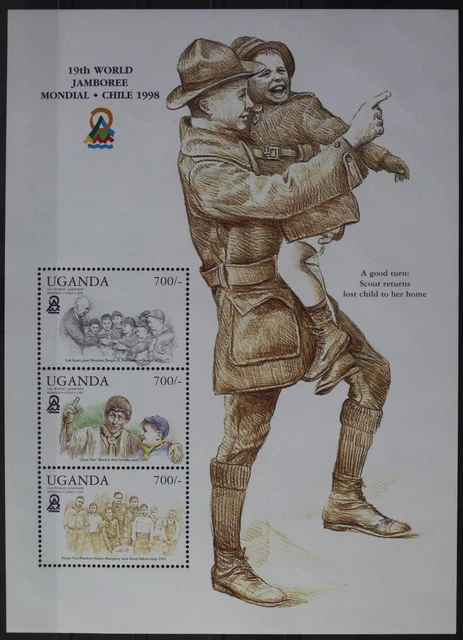 Uganda 2072-2074 postfrisch Kleinbogen #WP331