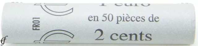 Frankreich Rolle 2 Cent 2008 mit 50 Münzen prägefrisch