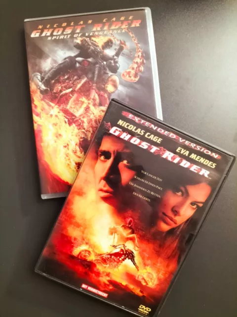 DVD Film - Ghost Rider 1 & 2 - Nicolas Cage, Eva Mendes