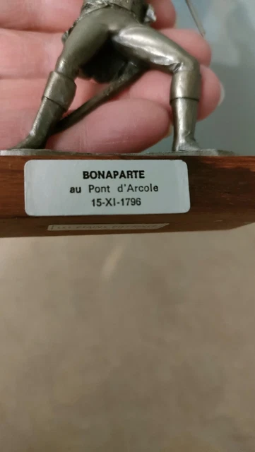 Figurine Empire en etain du soldat P2 au pont d'Arcole