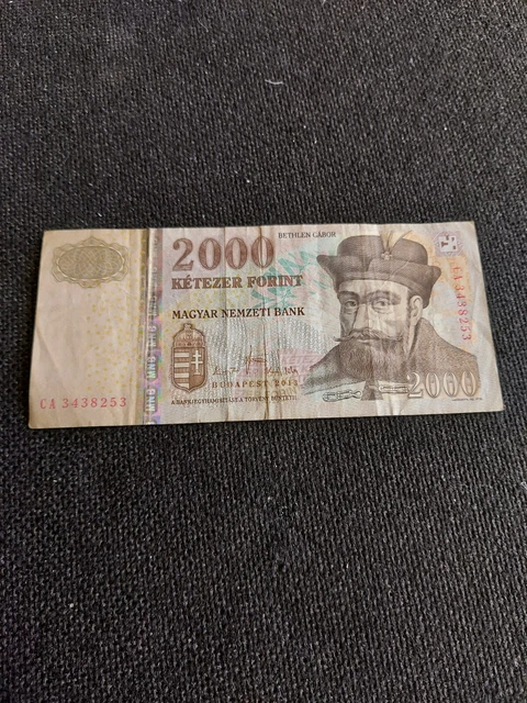 2000 Forint Hungary Banknote,ND(2013),P-198,Gabriel Bethlen, Fine Condition.