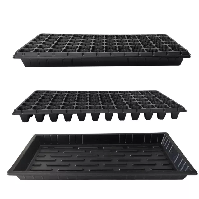 1020 Seed Starter Trays and 72 Cell Plug Trays, Thick Durable Seedling Plasti...