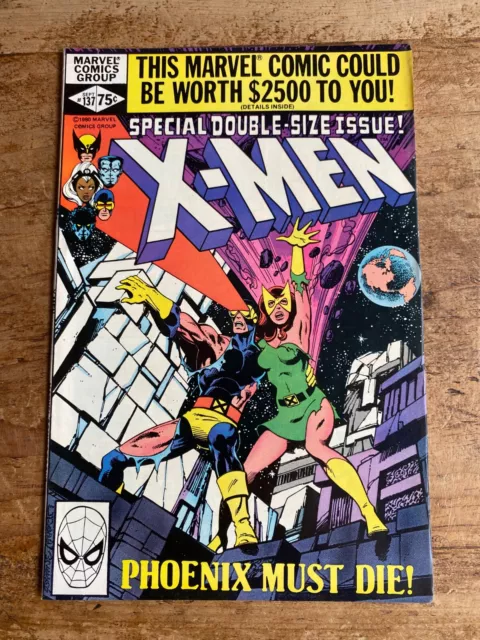 Uncanny X-Men #137 Marvel 1980 Wolverine Dark Phoenix/Death of Jean Grey B