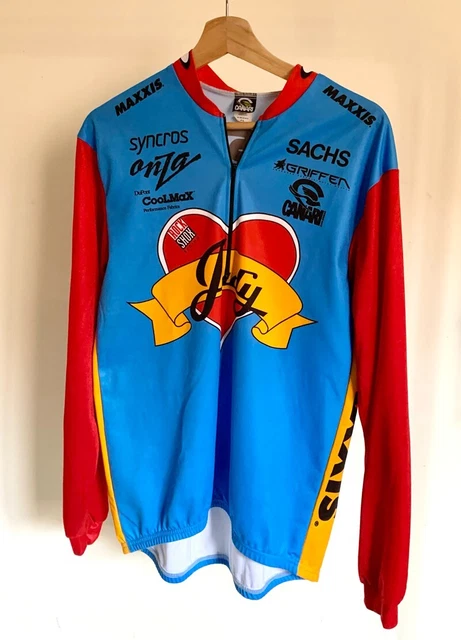 Maillot Cycliste Vintage Telmail – Acrylique, Années 70, Taille XL