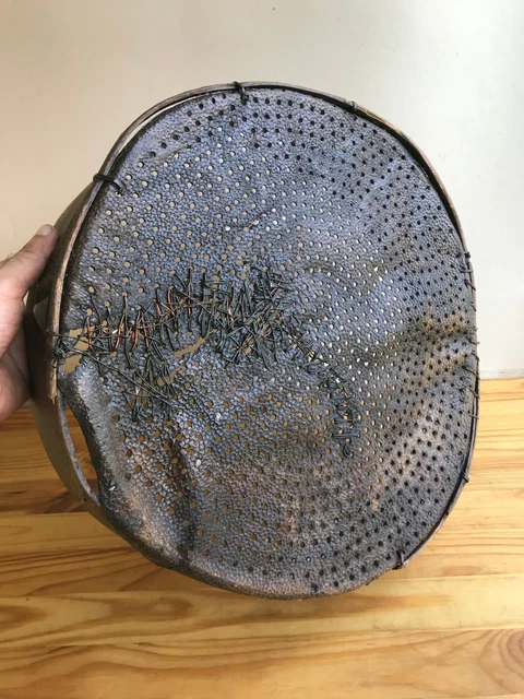 old sieve wood old renovation 19th early 20th century primitive